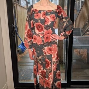 Rokoko Long Floral Dress | Size M